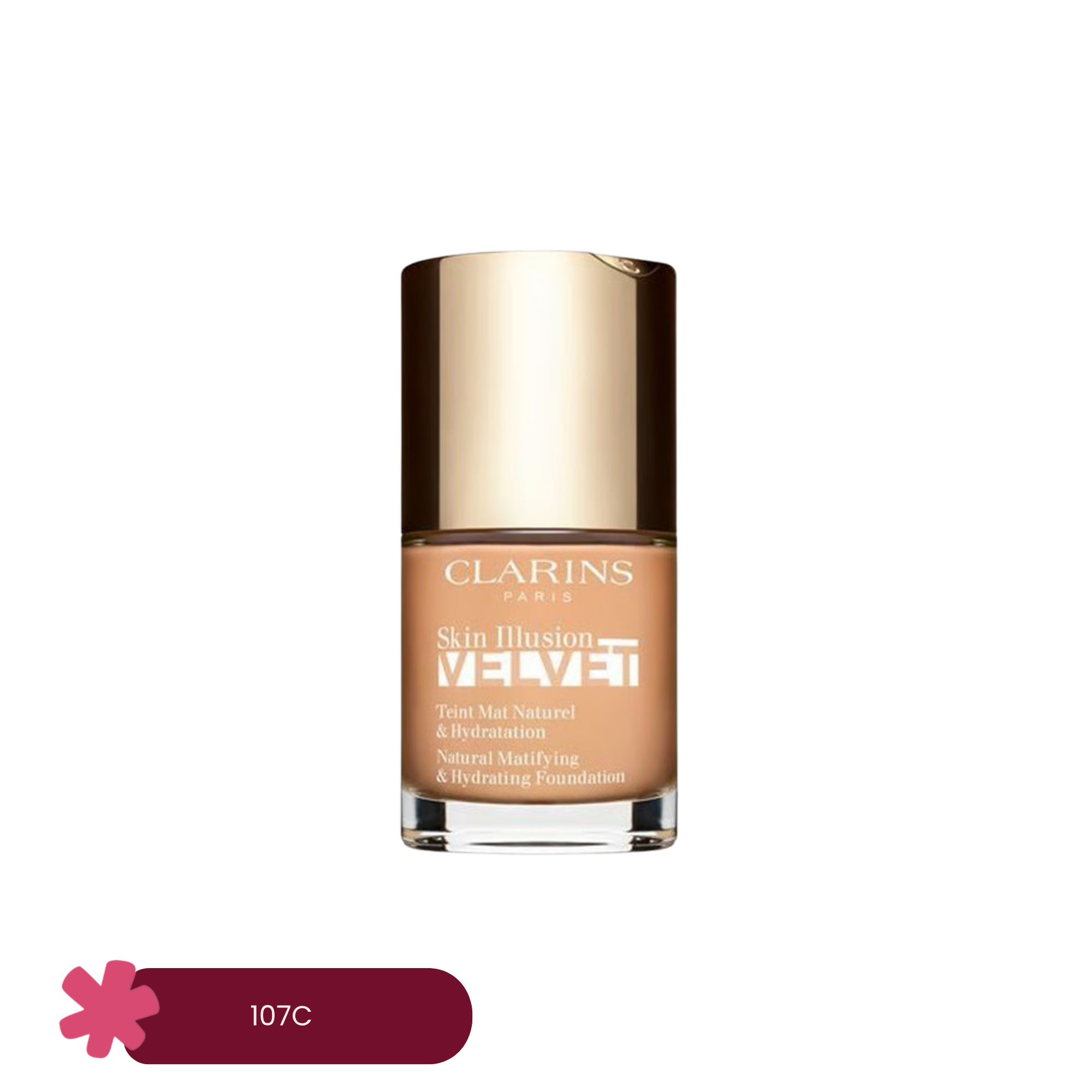 Clarins Skin Illusion Velvet Natural Matifying & Hydrating Foundation 30ml