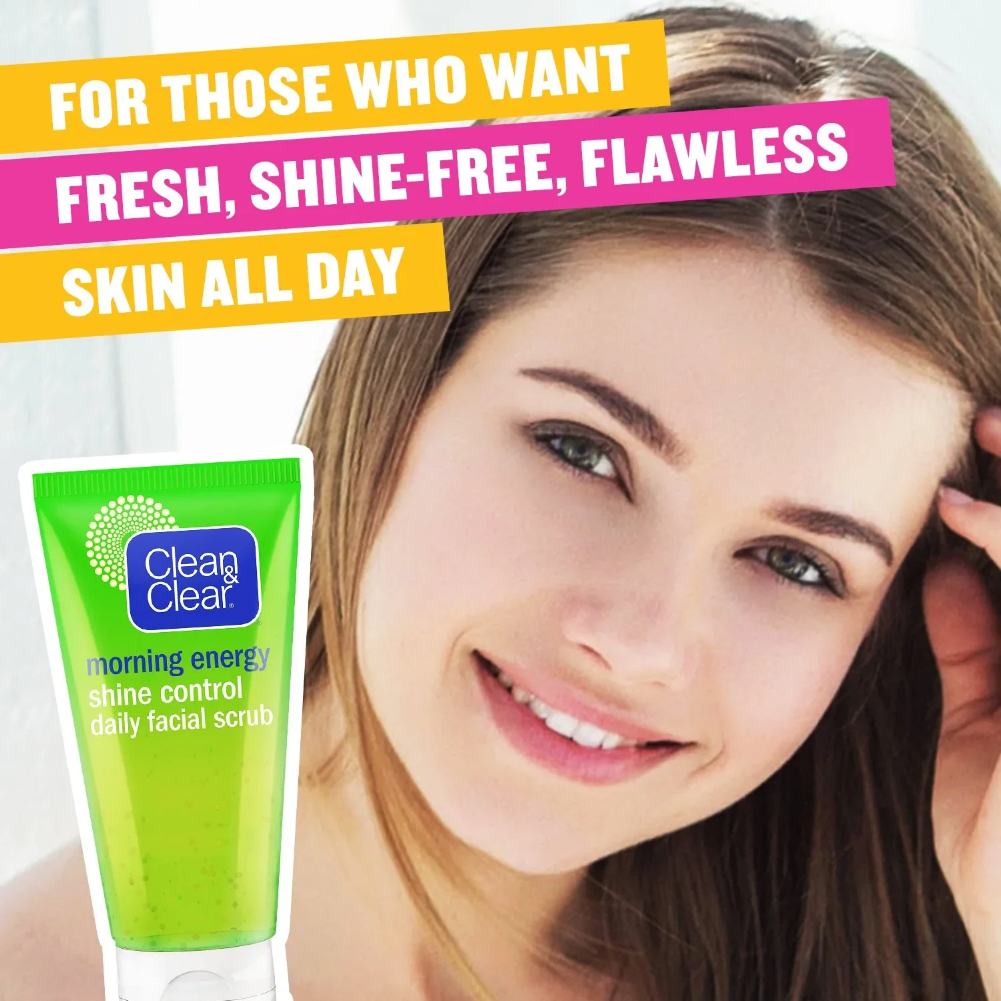 Clean & Clear Morning Energy Shine Control Daily Facial Scrub
