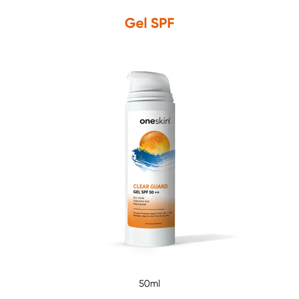 Oneskin Clear Guard Gel Sunblock SPF 50++ 50ml