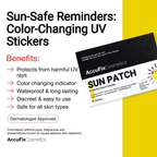 AccuFix Cosmetics Colour Changing UV Detection Stickers