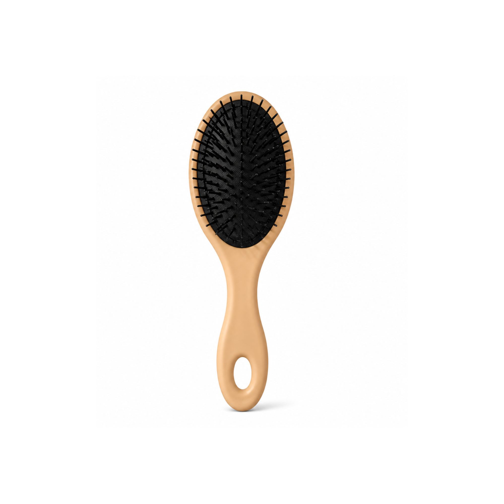 Cushion Paddle Hair Brush - Cream