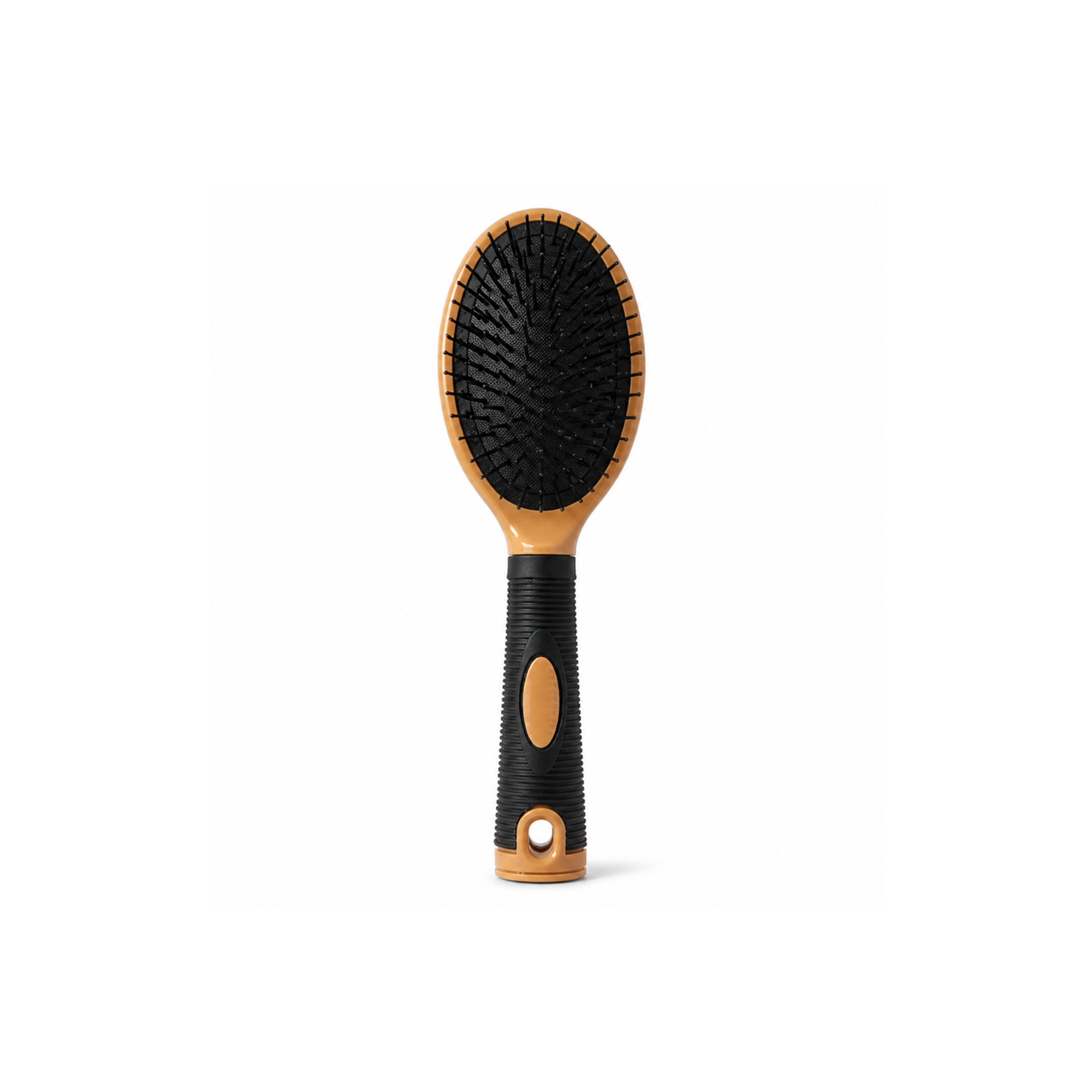 Cushion Paddle Hair Brush - Beige & Black