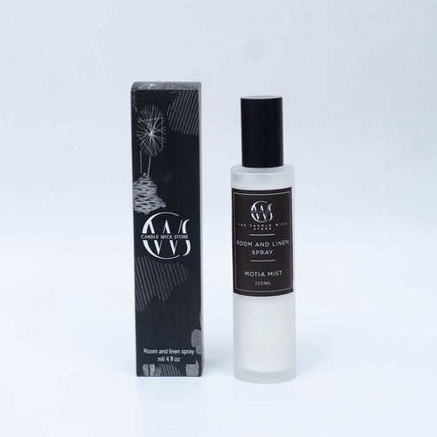 Candle Wick Store Room & Linen Motia Mist Spray 120ml how to use