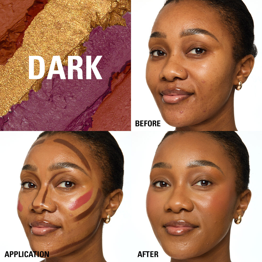 revolution everything base face icon complexion palette dark
