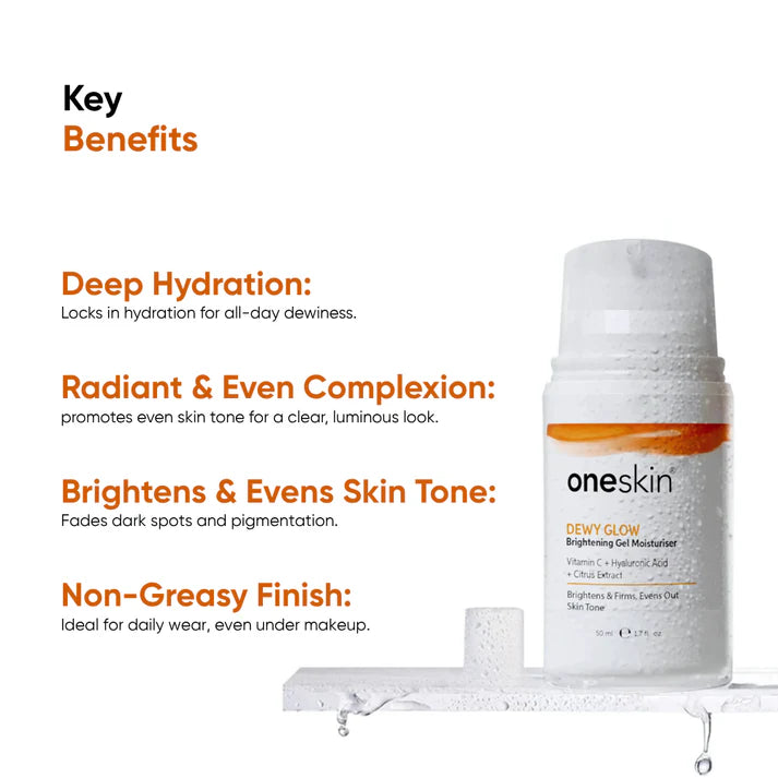 Oneskin Dewy Glow Brightening Gel Moisturizer 50ml