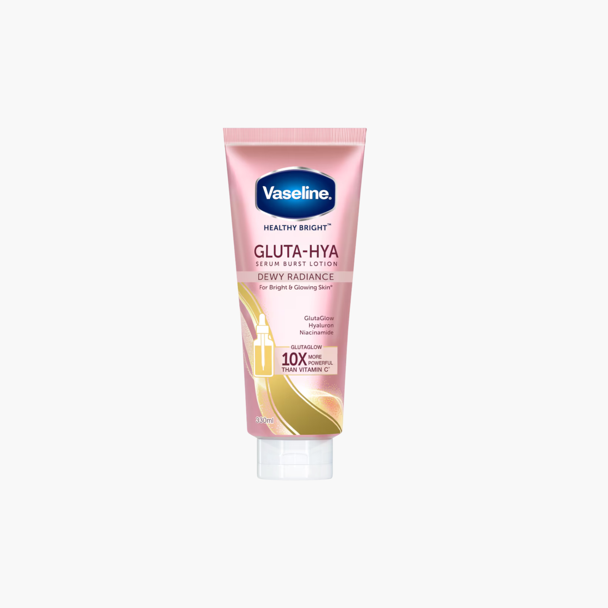 Vaseline Healthy Bright Gluta-Hya Dewy Radiance Serum Burst Body Lotion 330ml