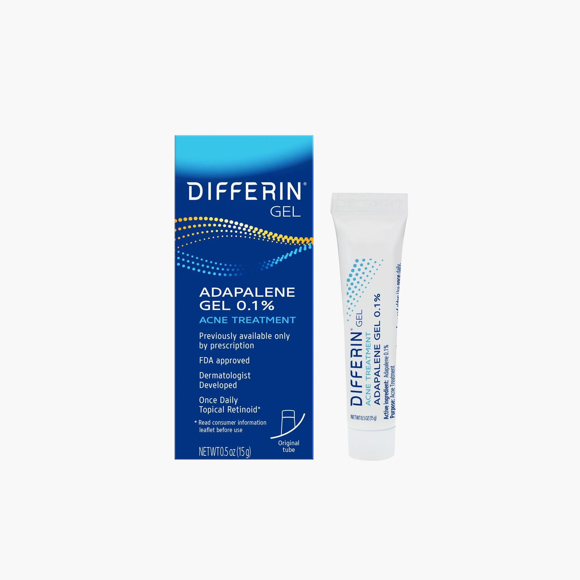 Differin 0.1% Adapalene Acne Treatment Gel 15gm