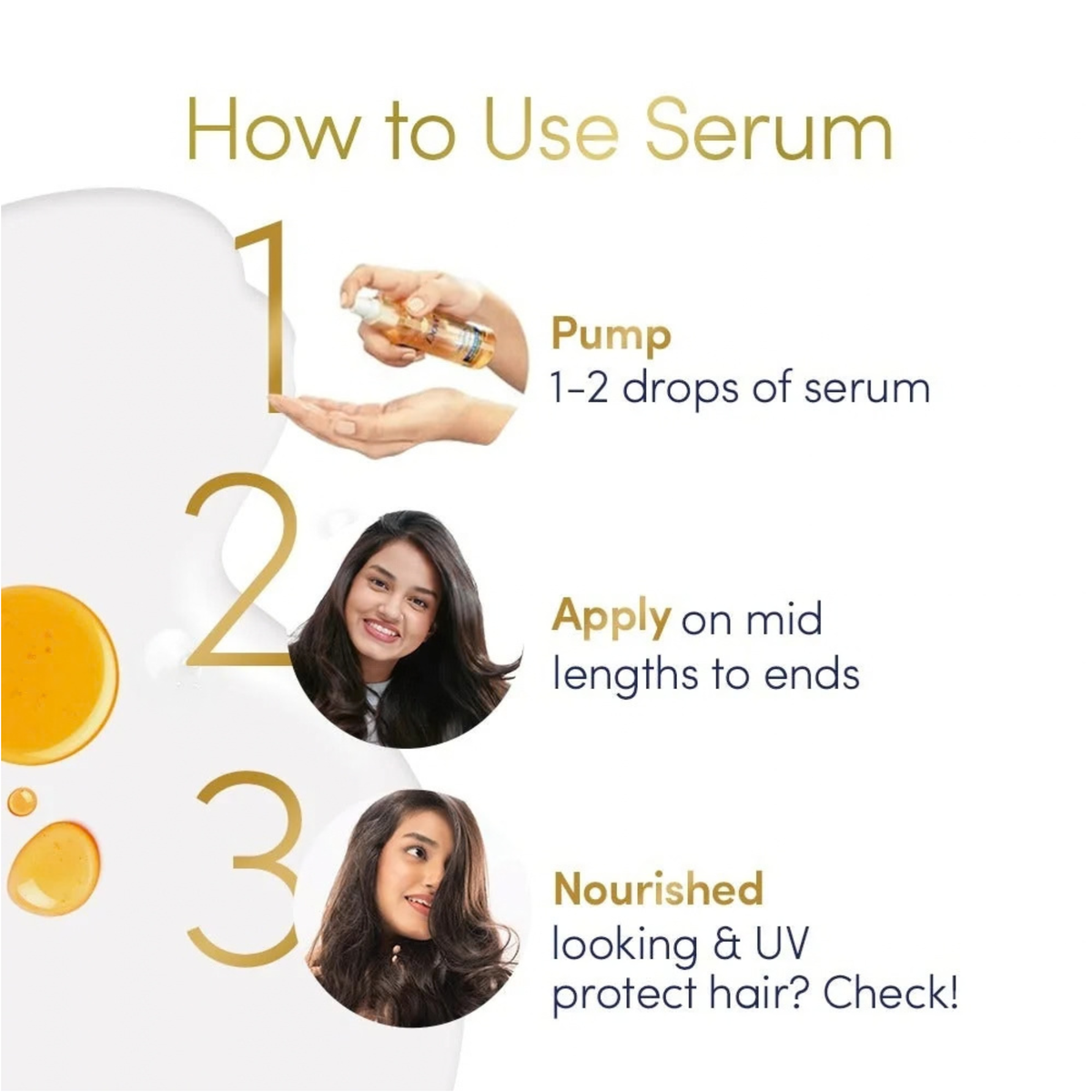 Dove All Day Nourish + UV Protect Bio-Protein Care Hair Serum