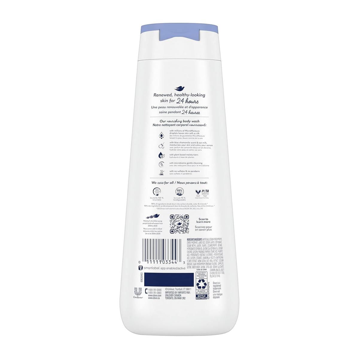 Dove Anti-Stress Blue Chamomile & Oat Milk Body Wash