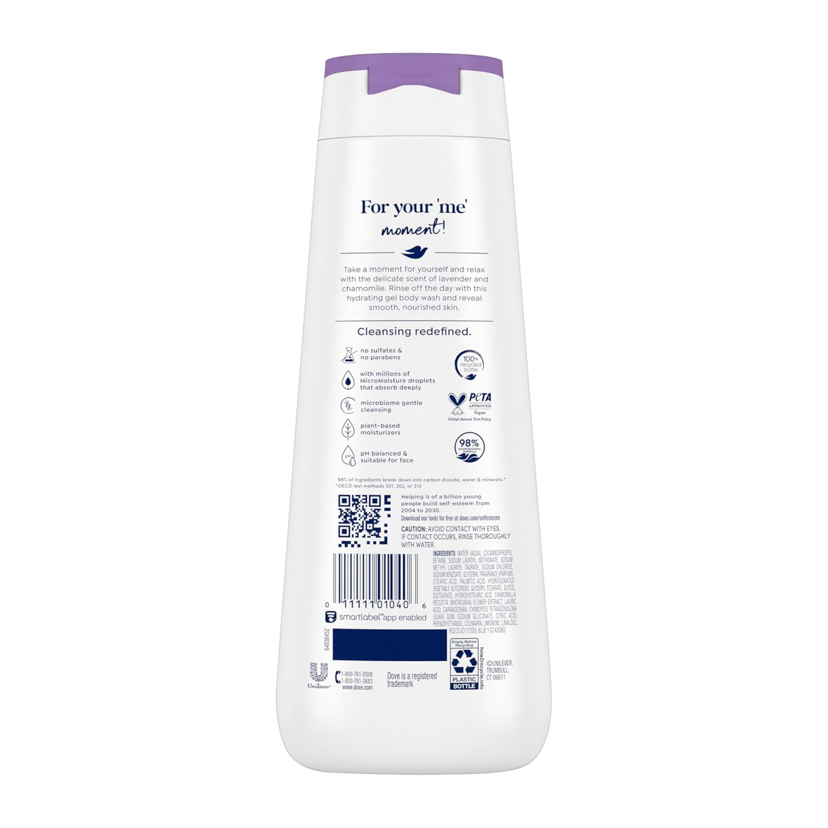 Dove Relax Lavender & Wildflower Tea Body Wash