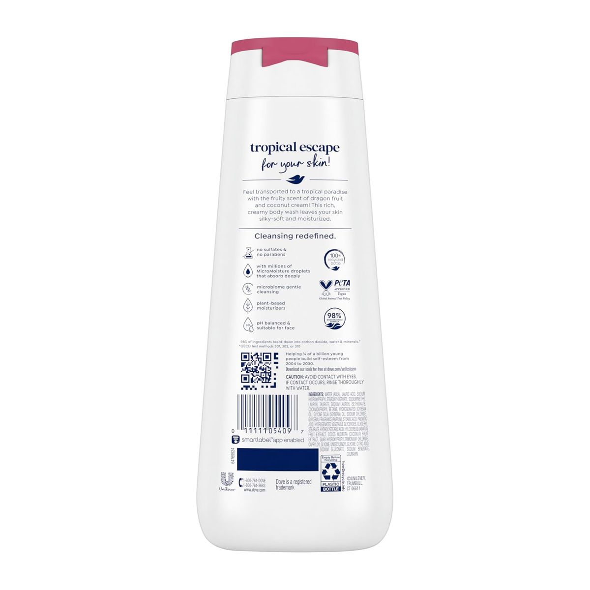 Dove Replenish Dragon Fruit & Coconut Cream Body Wash