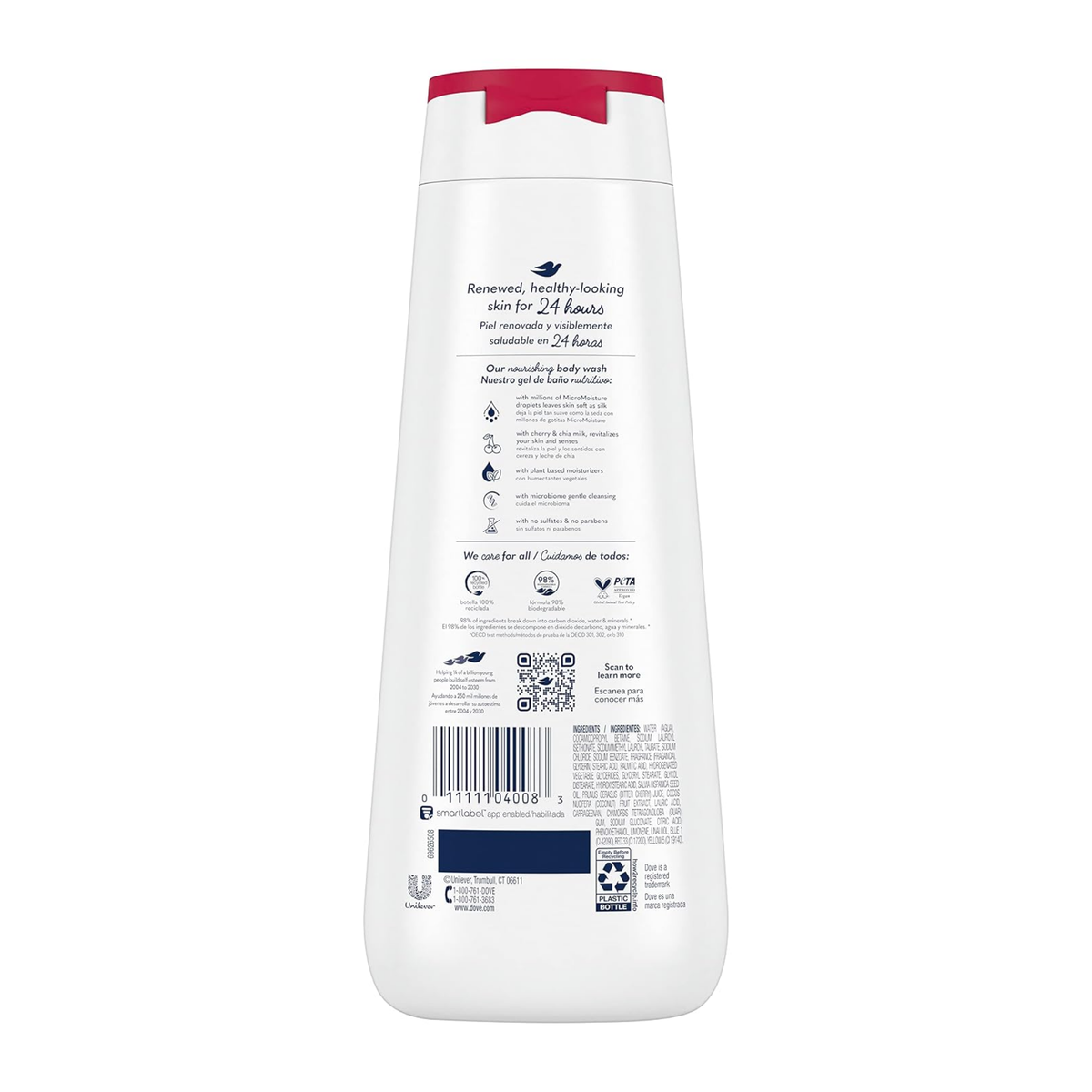 Dove Revitalize Cherry & Chia Milk Body Wash