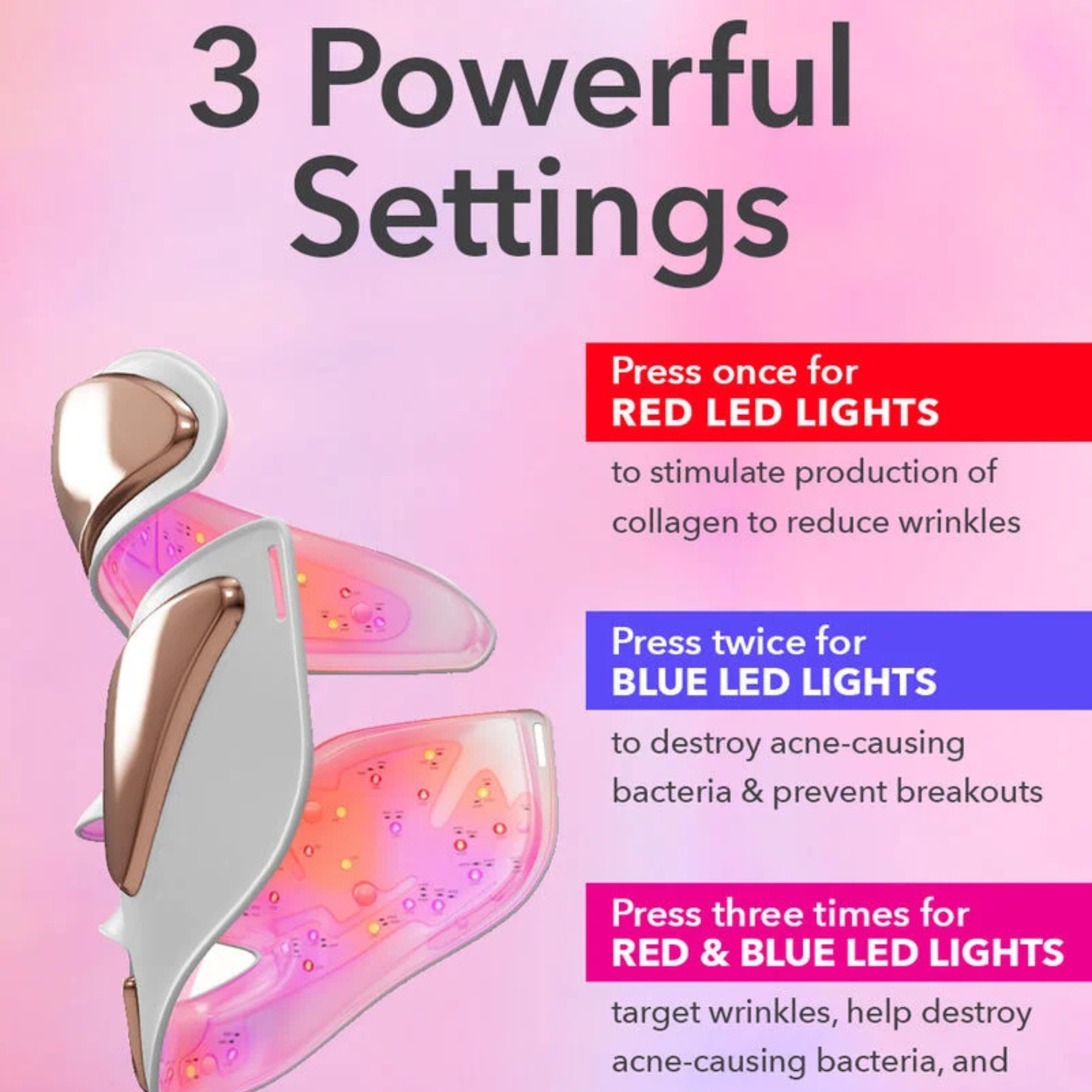 Dr. Dennis Gross Skincare DRx SpectraLite FaceWare Pro 3 Minute LED Device how to use