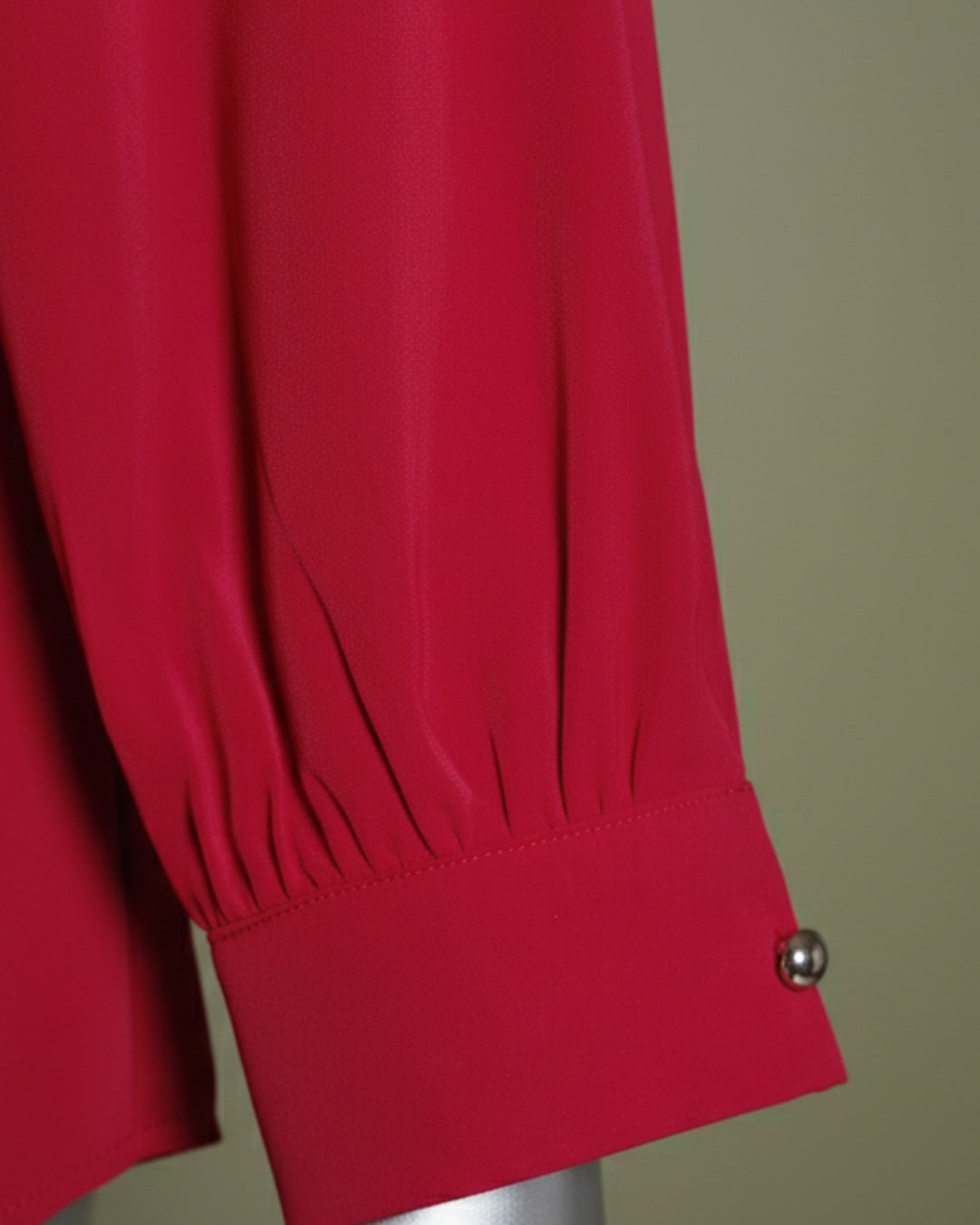 Loom Pakistan Draped Shoulder Top Maroon