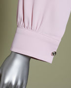Loom Pakistan Draped Shoulder Top Tea-Pink