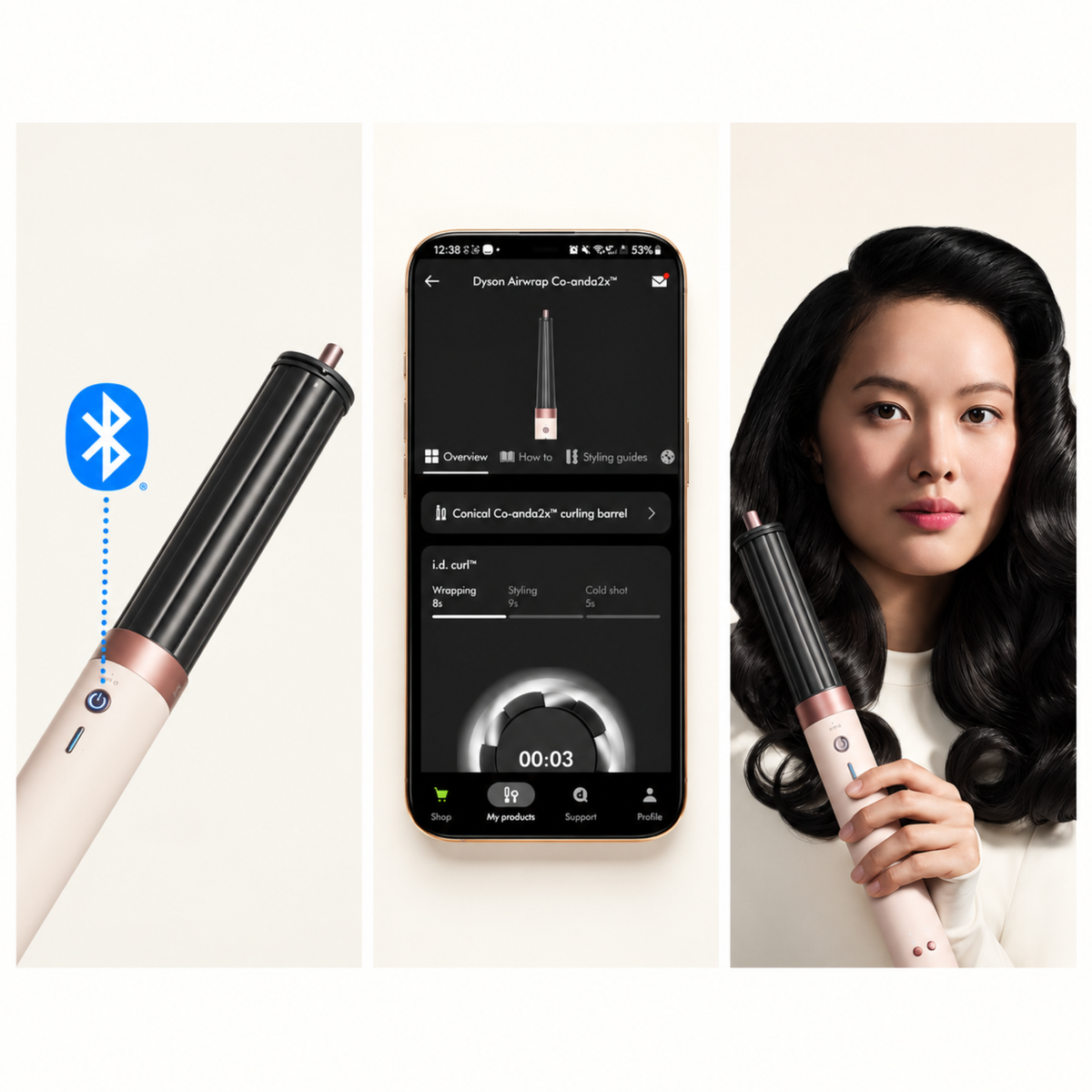 Dyson Airwrap Co-anda2x™ Multi-Styler And Dryer Straight + Wavy HS09 Ceramic Pink/Rose Gold