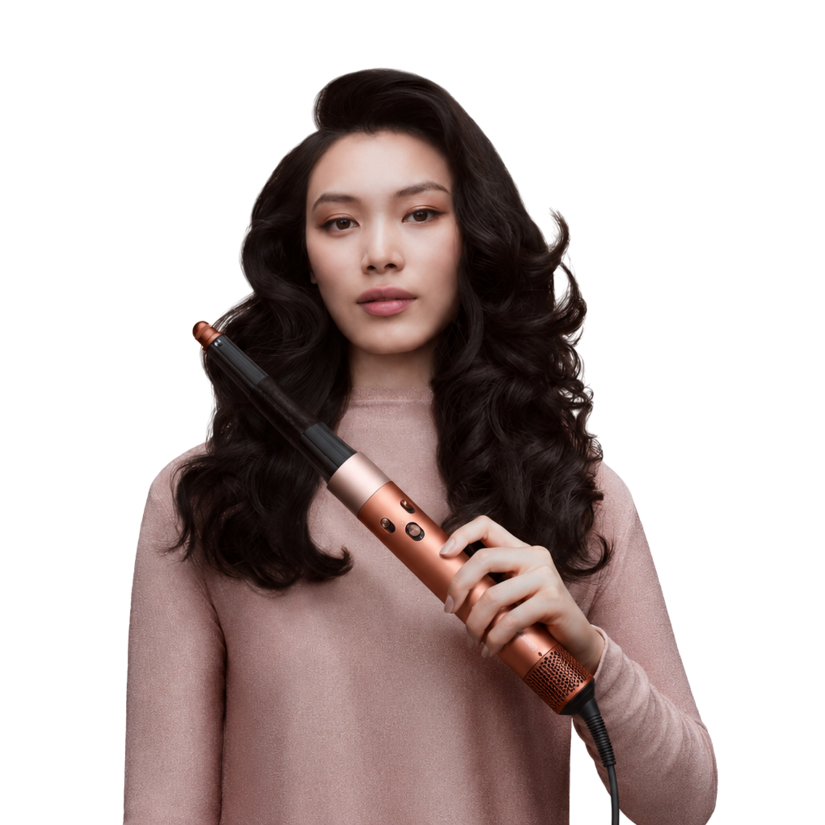 Dyson Airwrap i.d. Multi-Styler And Dryer Straight + Wavy HS08 Ceramic Amber Silk