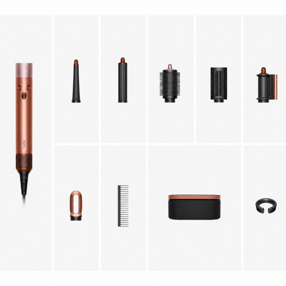 Dyson Airwrap i.d. Multi-Styler And Dryer Straight + Wavy HS08 Ceramic Amber Silk