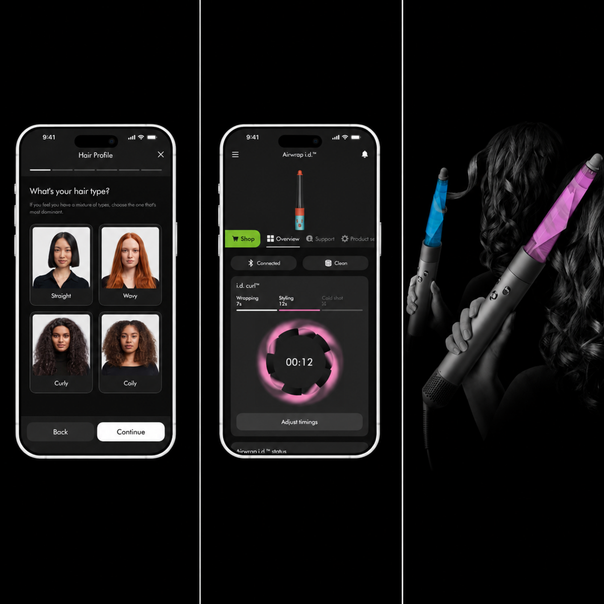Dyson Airwrap i.d. Multi-Styler And Dryer Straight + Wavy HS08 Ceramic Pink & Rose Gold
