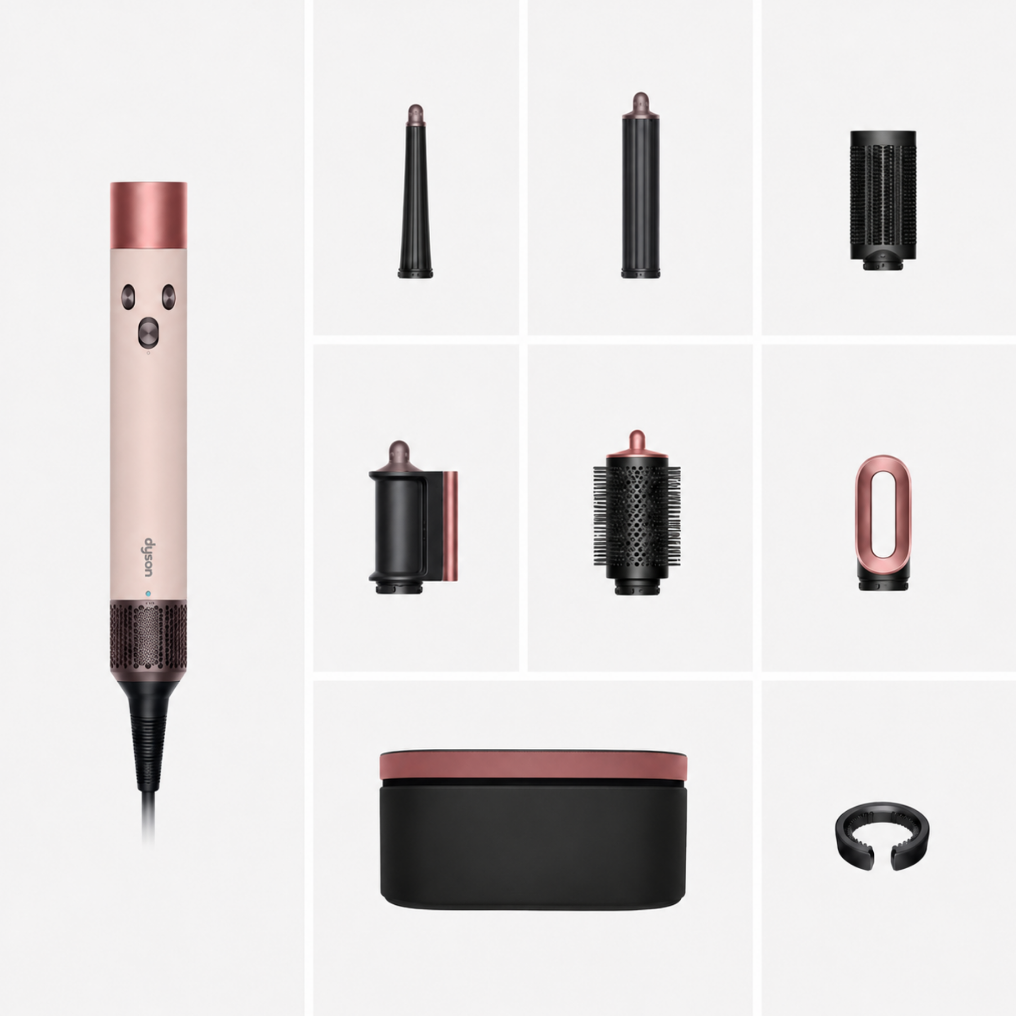 Dyson Airwrap i.d. Multi-Styler And Dryer Straight + Wavy HS08 Ceramic Pink & Rose Gold