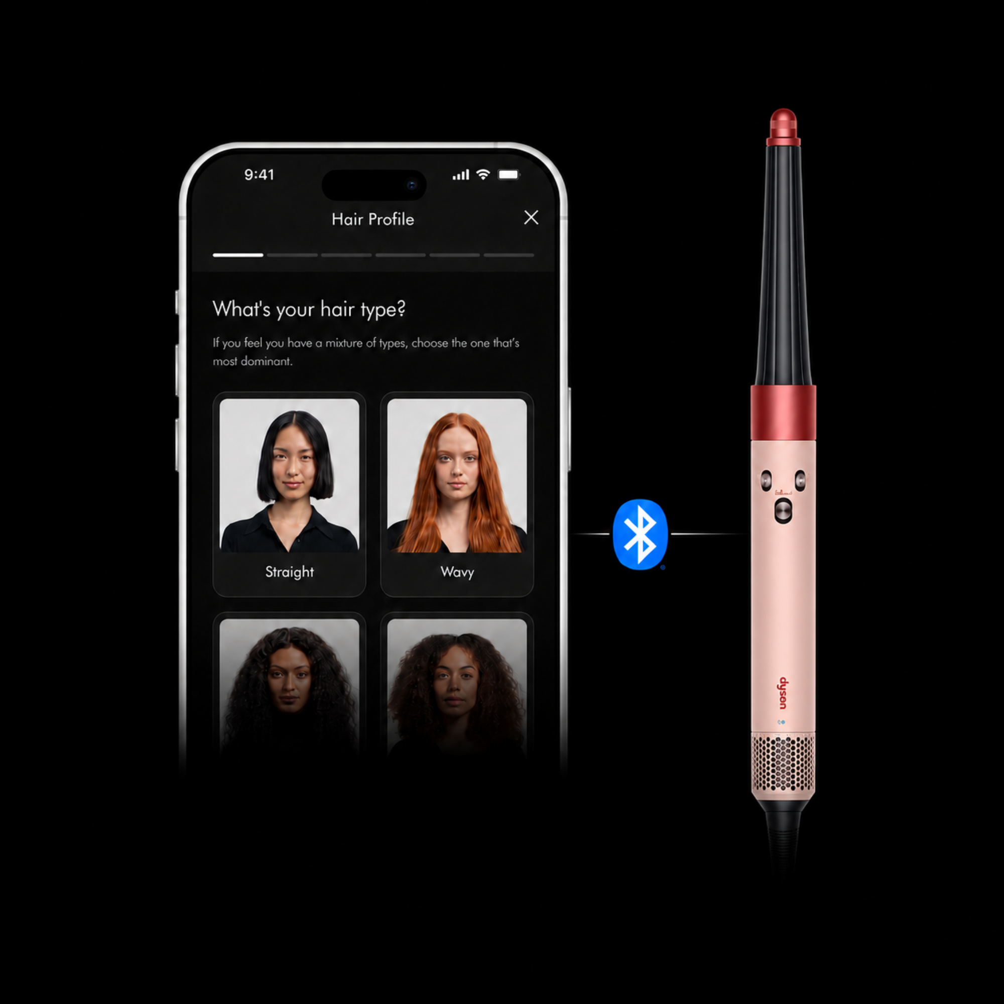 Dyson Airwrap i.d. Multi-Styler And Dryer Straight + Wavy HS08 Kanzan Pink