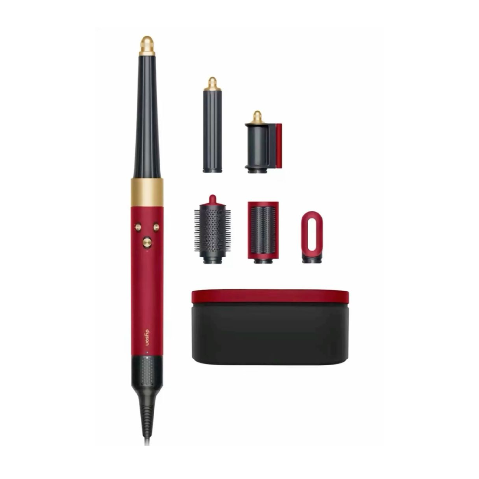 Dyson Airwrap i.d. Multi-Styler And Dryer Straight + Wavy HS08 Red Velvet & Gold