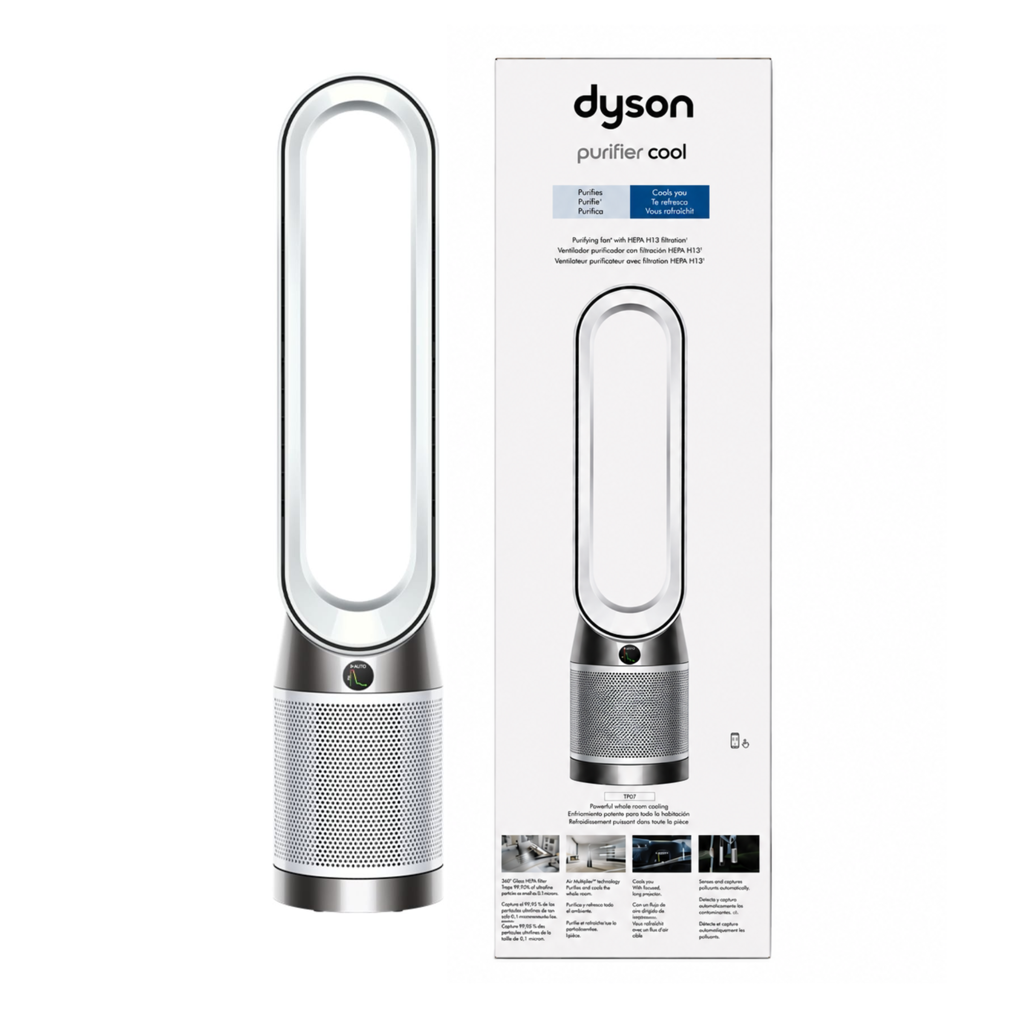 Dyson Purifier Cool Gen1 TP10 Purifying Fan White Silver