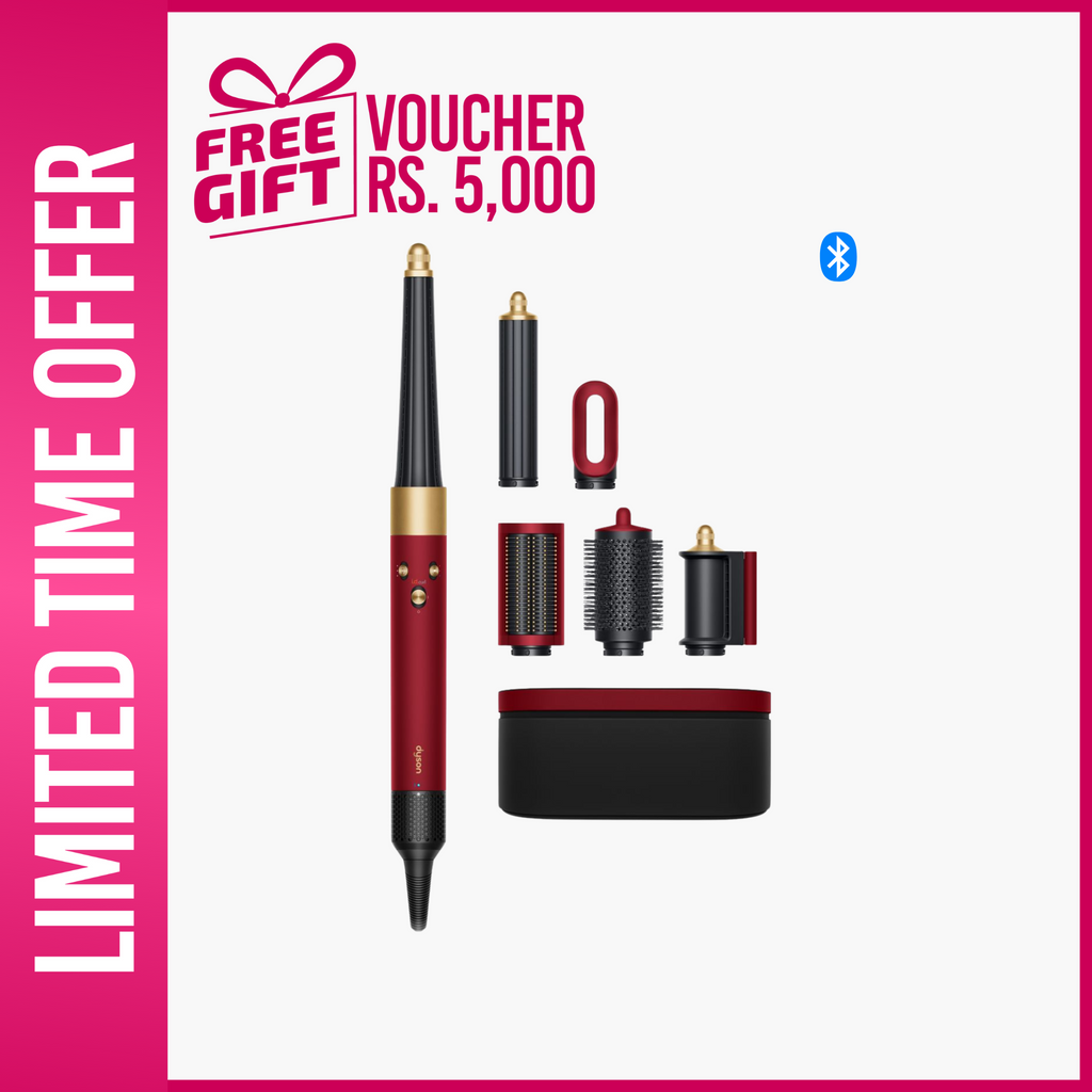 Dyson Airwrap i.d. Multi-Styler And Dryer Straight + Wavy HS08 Red Velvet & Gold