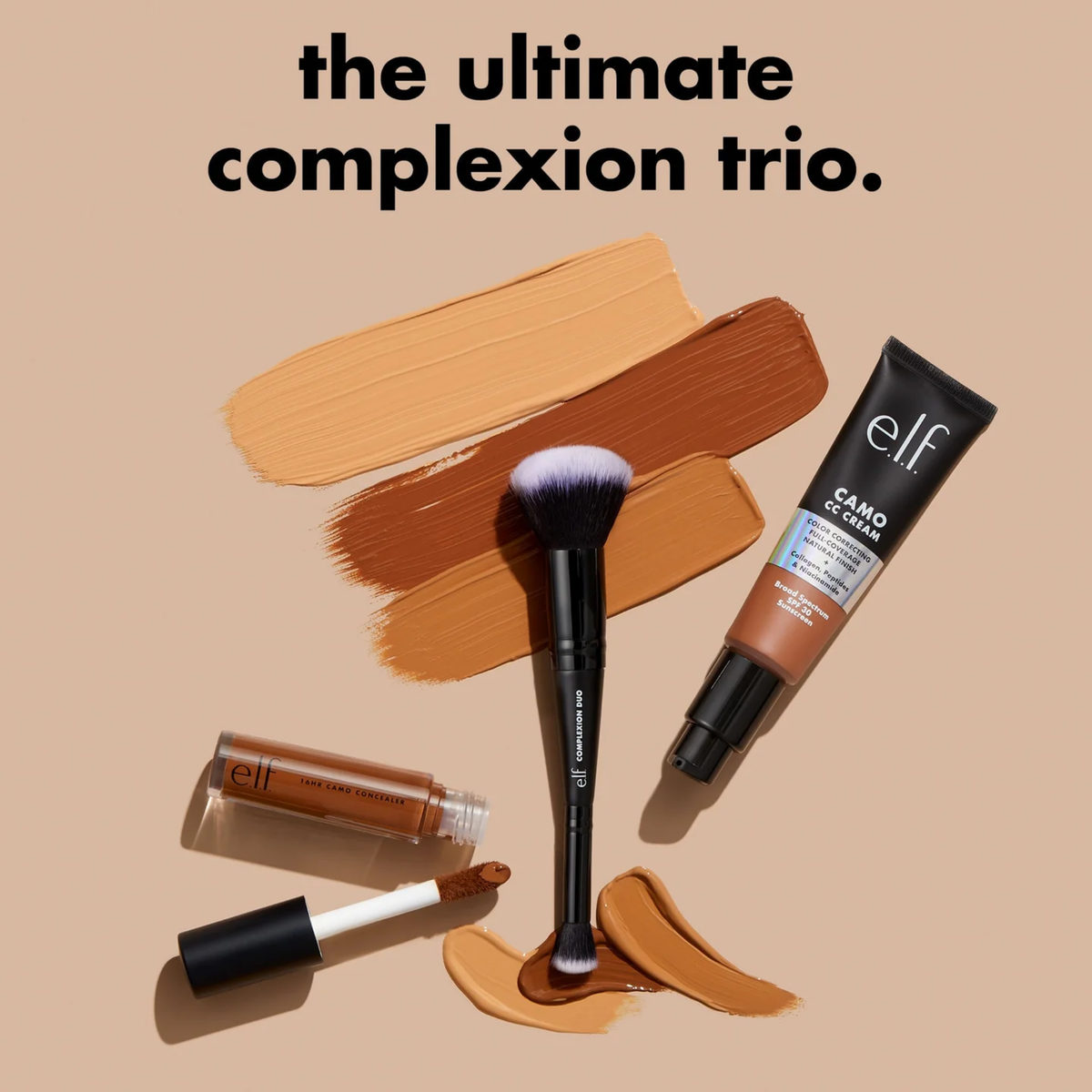 ELF Concealer & Foundation Complexion Duo Brush