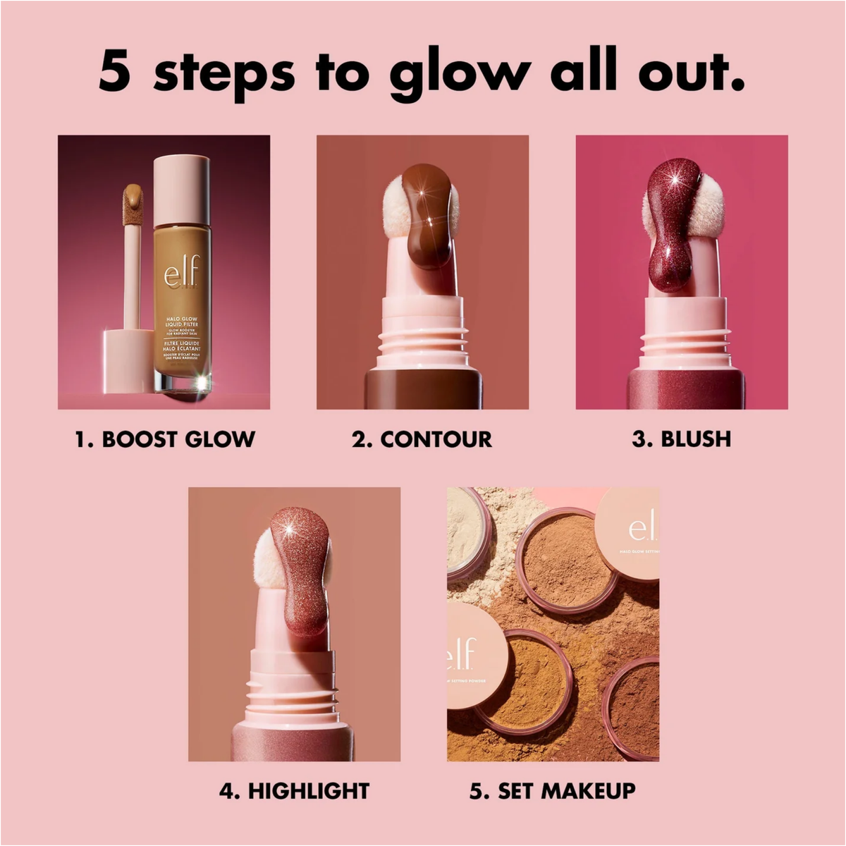 ELF Halo Glow Beauty Wand Blush 10ml