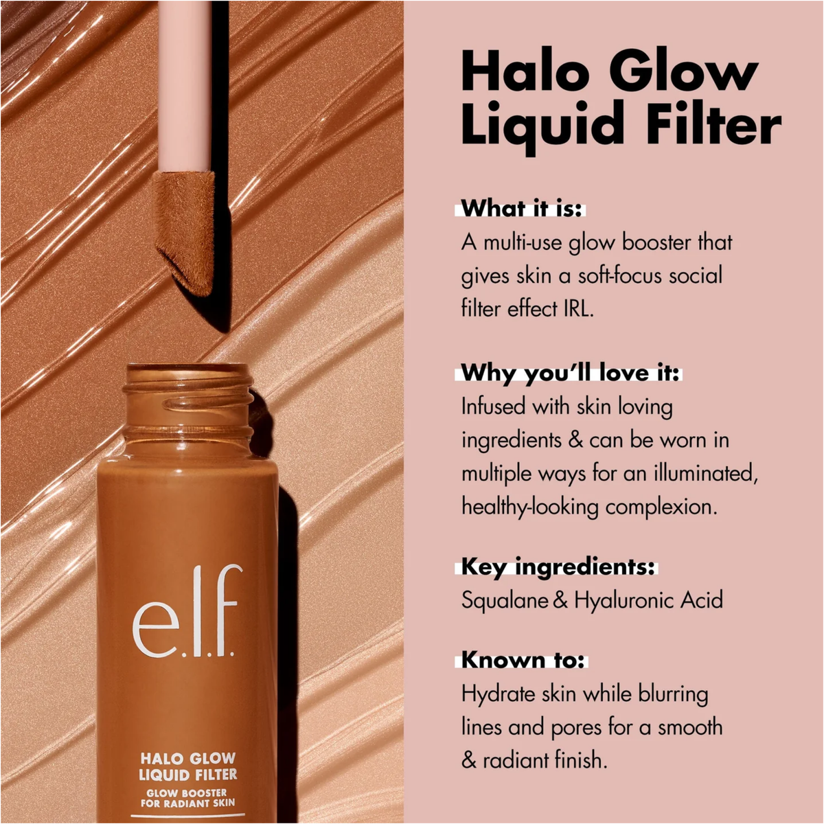 ELF Halo Glow Liquid Filter Glow Booster 31.5ml