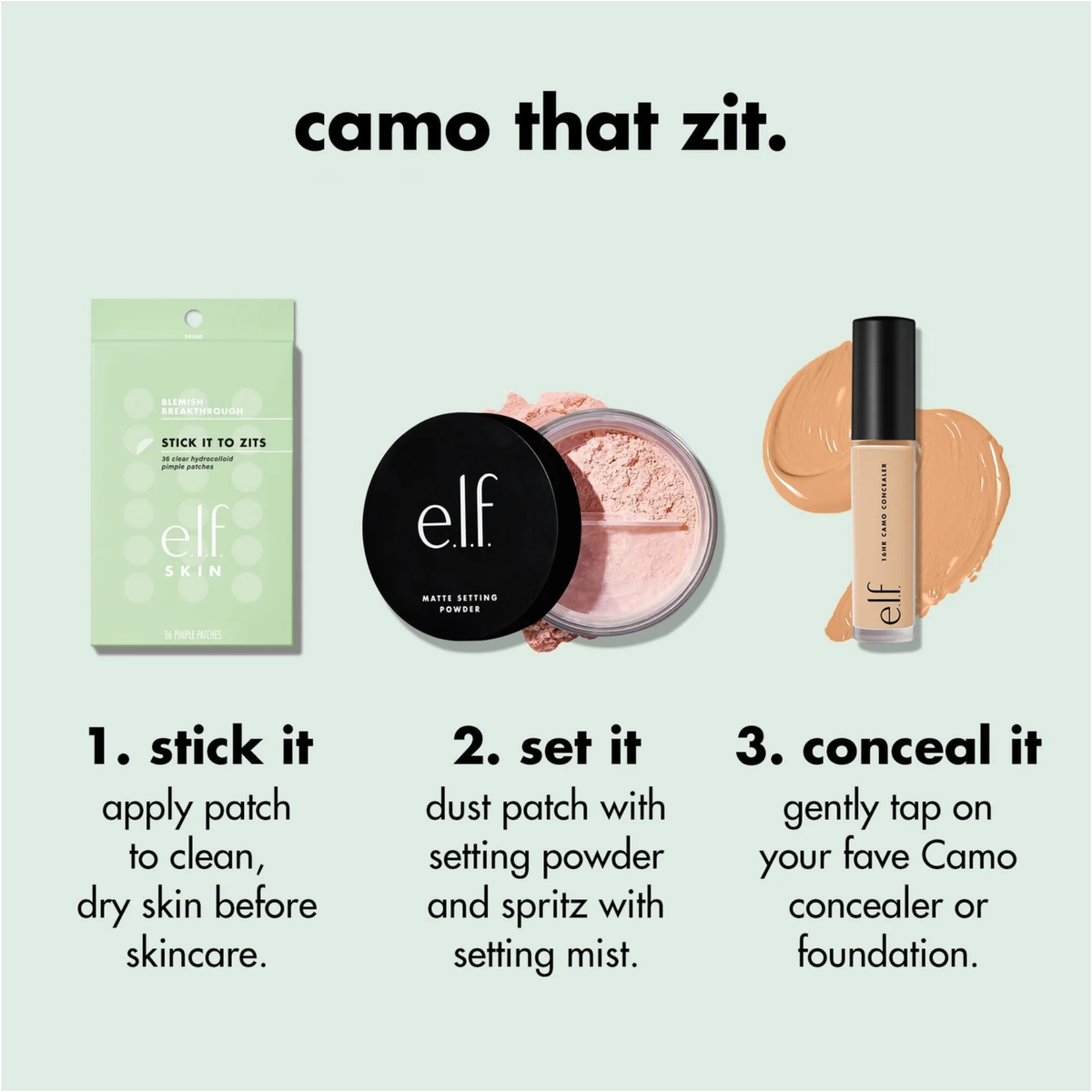 ELF SKIN Blemish Breakthrough Stick It To Zits 36 Pimple Patches