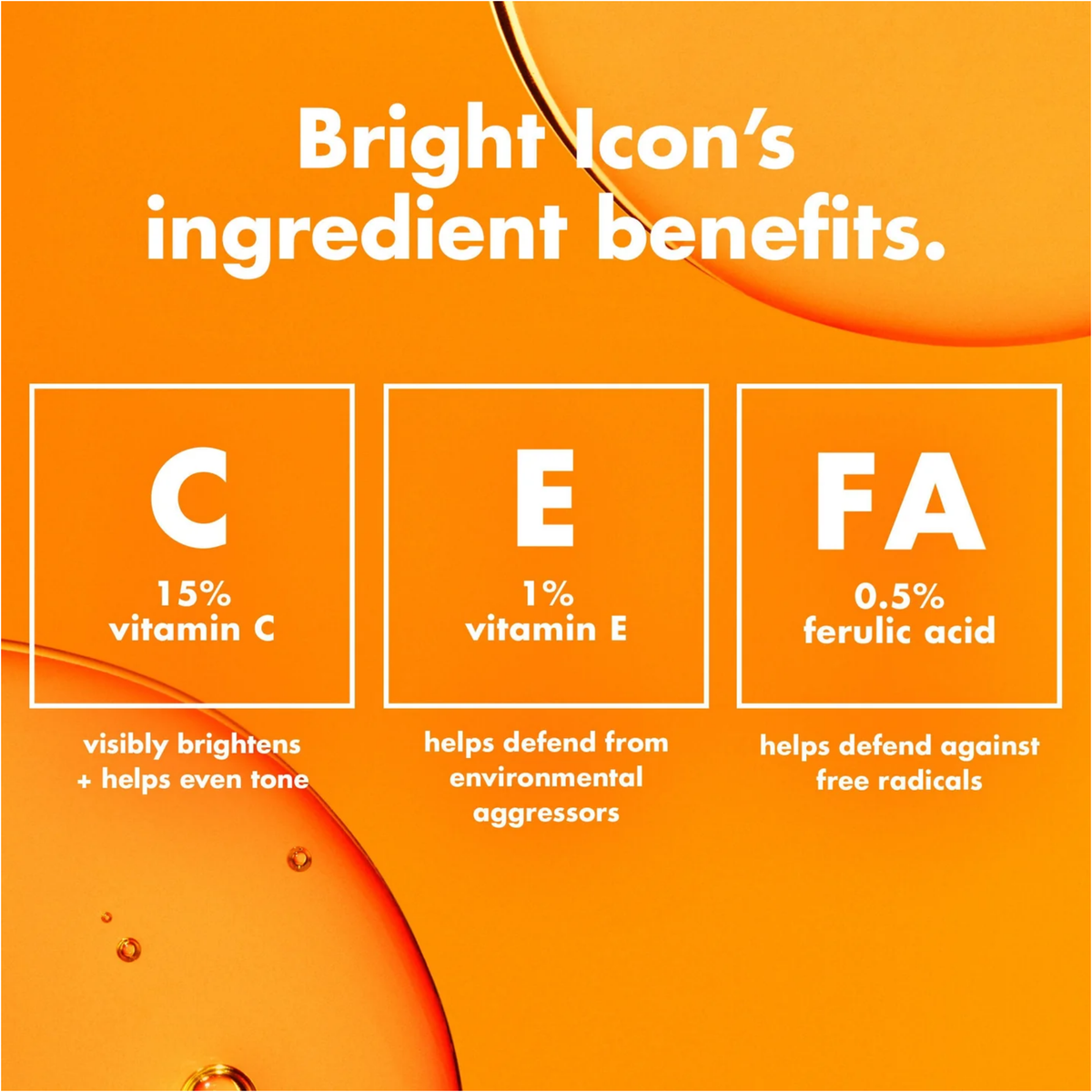 ELF Skin Bright Icon Vitamin C + E + Ferulic Serum 15ml