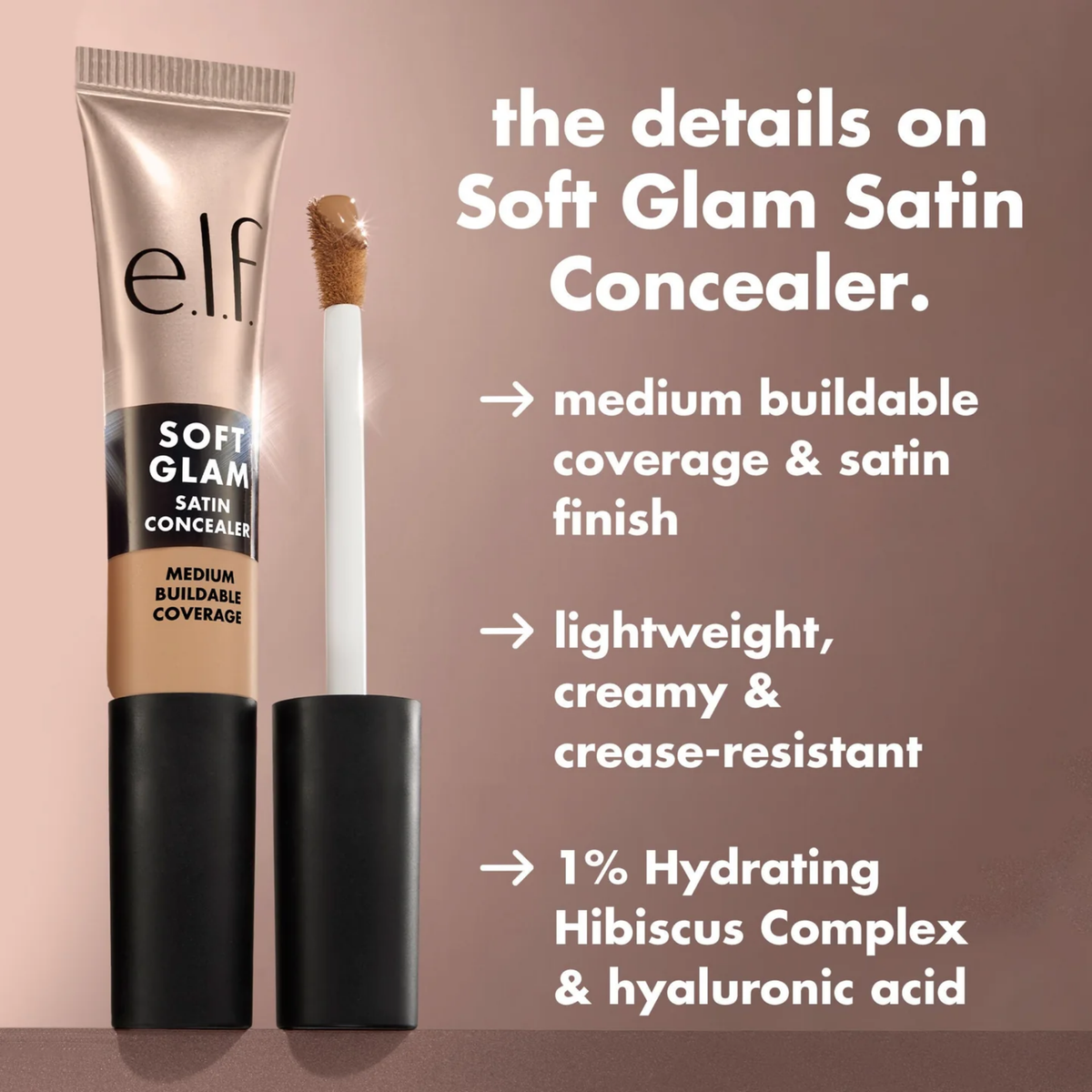 ELF Soft Glam Satin Concealer