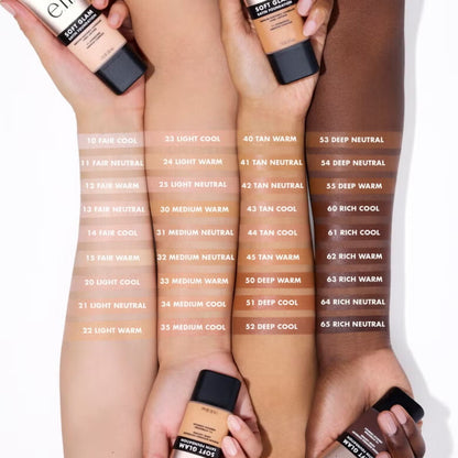 ELF Soft Glam Satin Foundation 42 Tan Neutral 30ml