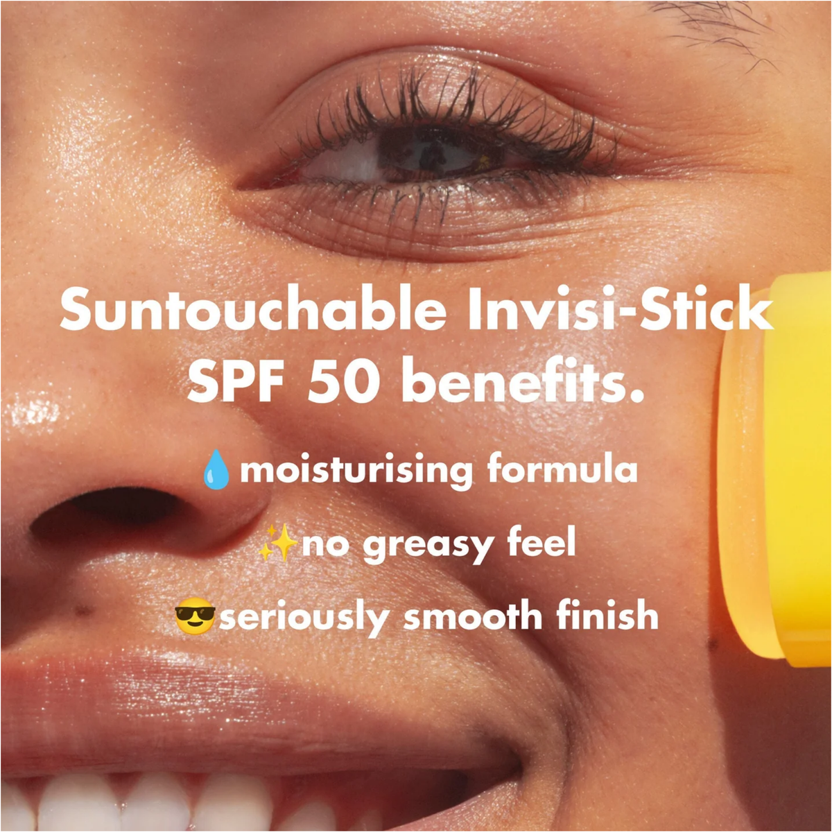 ELF Suntouchable Invisi-Stick SPF50 Water-Resistant Sunscreen 18gm