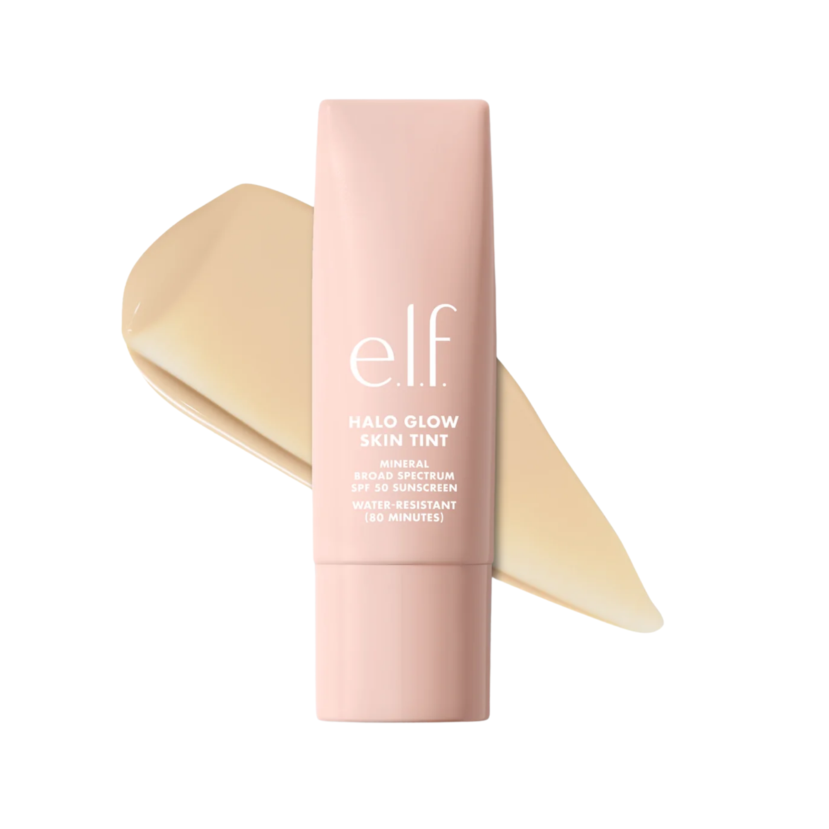 ELF Halo Glow Skin Tint Light Coverage Dewy Finish Foundation Mineral SPF 50 30ml