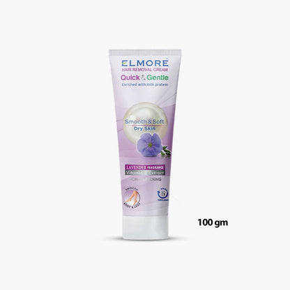 Elmore Hair Removal Cream Lavender Fragrance For Dry Skin
