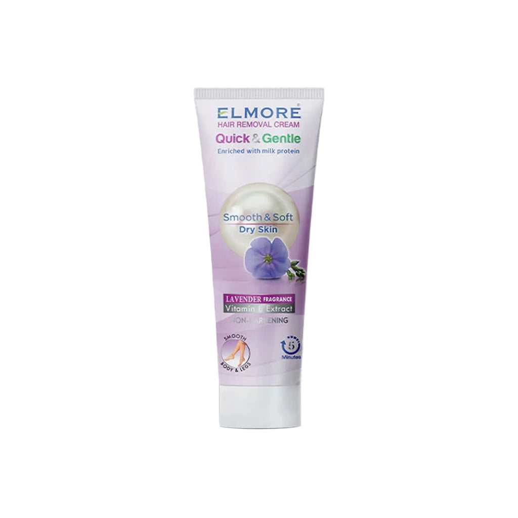 Elmore Hair Removal Cream Lavender Fragrance For Dry Skin