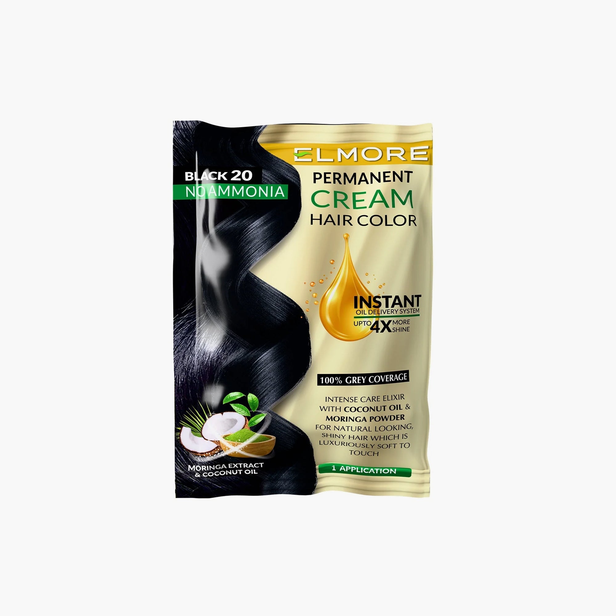 Elmore Permanent Cream Hair Color 1 Application