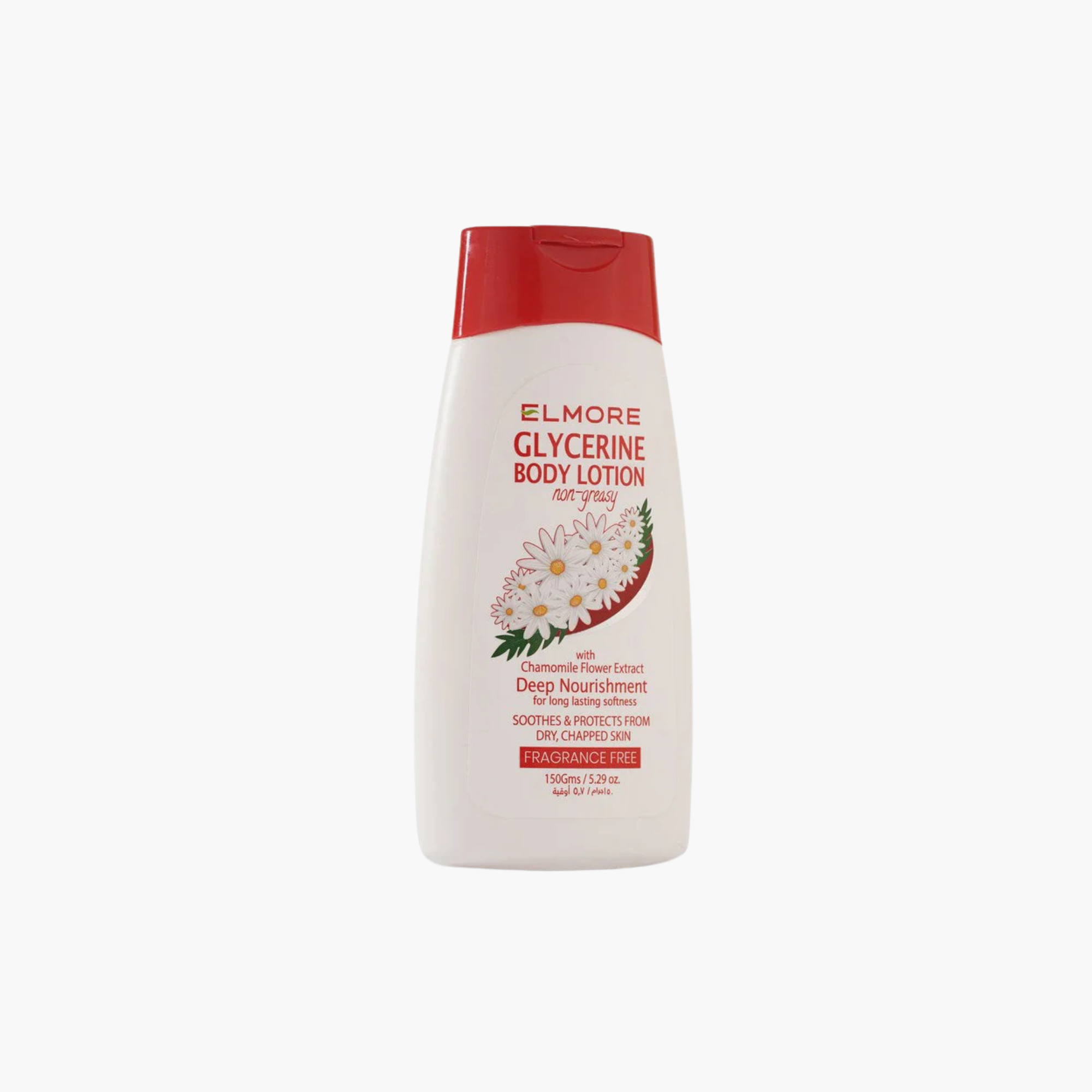 Elmore Glycerine Body Lotion With Chamomile Flower Extract Fragrance Free 150ml