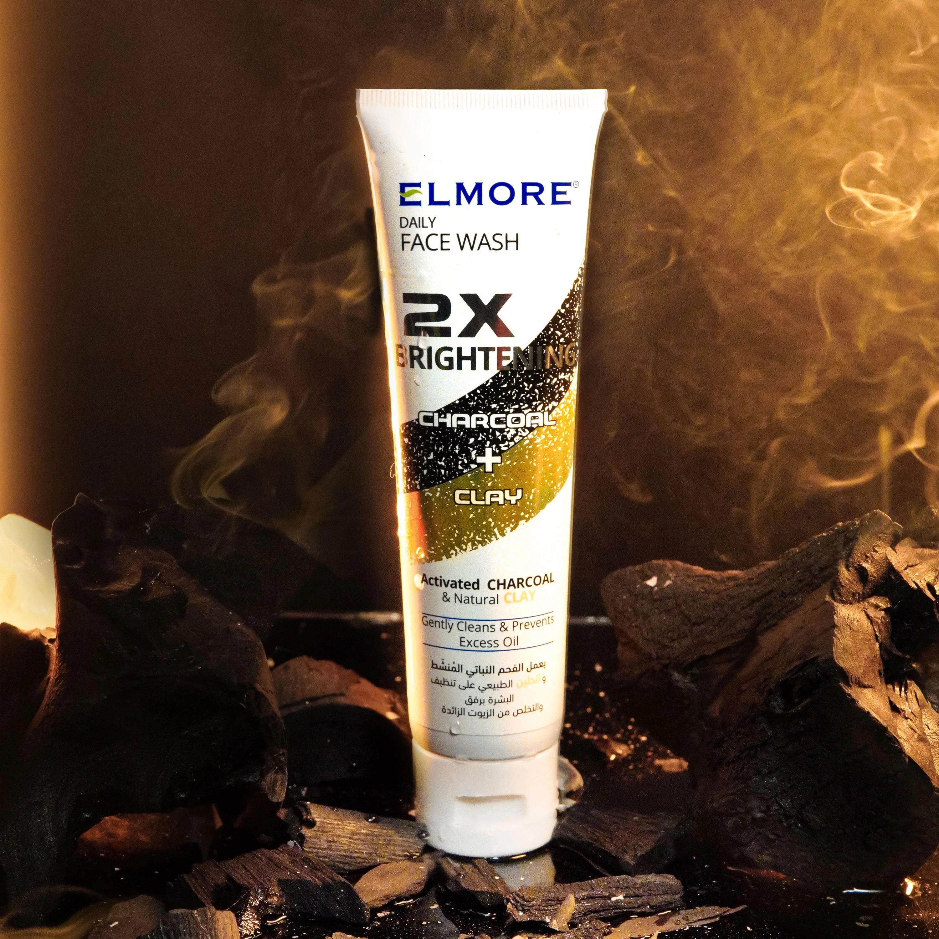 Elmore Charcol + Clay 2X Brightening Daily Face Wash