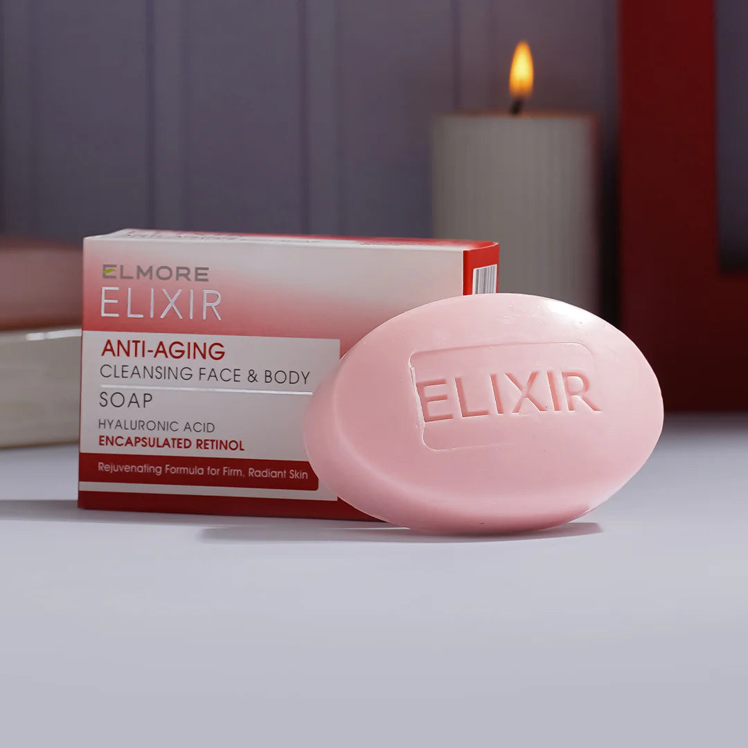 Elmore Elixir Anti-Aging Cleansing Face And Body Soap 100gm
