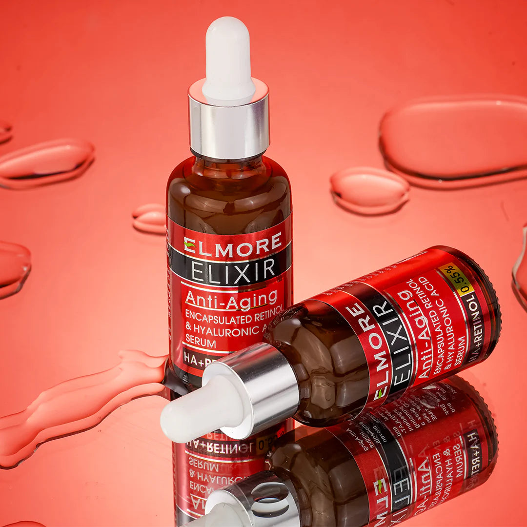 Elmore Elixir Anti-Aging Encapsulated Retinol & Hyaluronic Acid 0.55% Serum 30ml