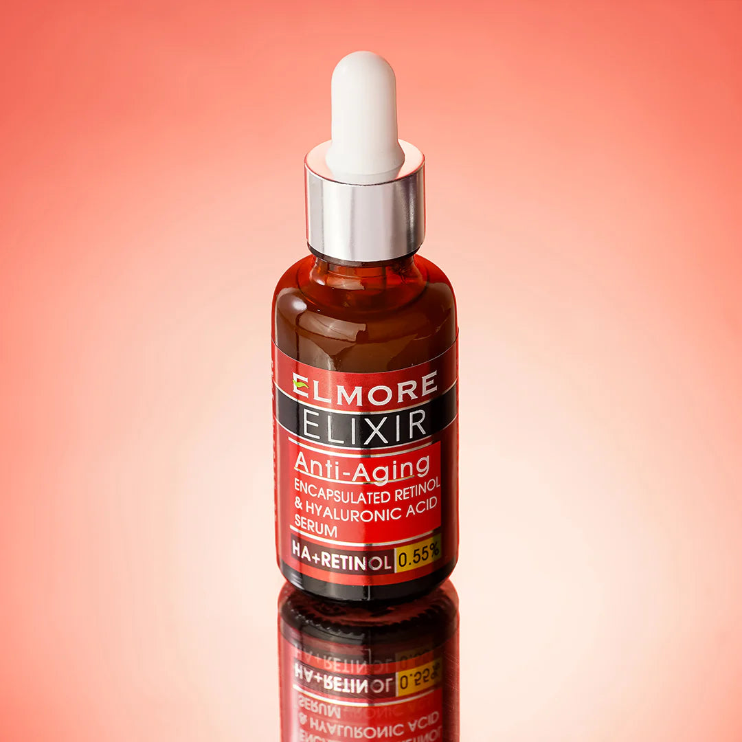 Elmore Elixir Anti-Aging Encapsulated Retinol & Hyaluronic Acid 0.55% Serum 30ml