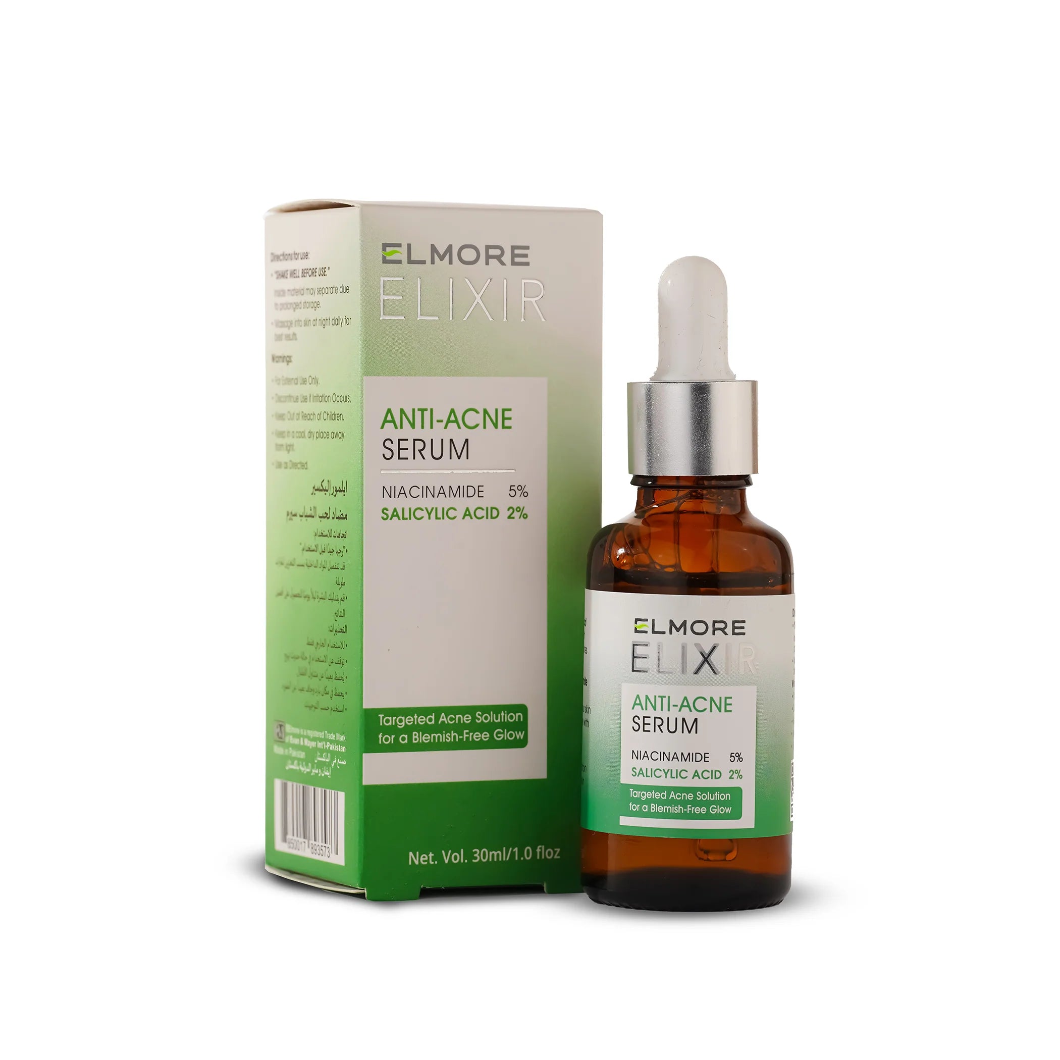 Elmore Elixir Anti Acne Niacinimide & Salicylic Acid Seum