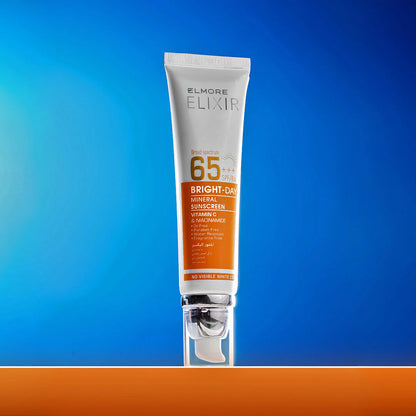 Elmore Elixir Bright-Day Mineral Sunscreen Broad Spectrum SPF65 PA+++ 100ml
