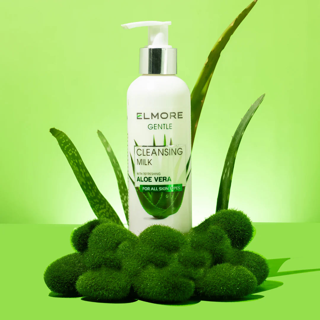 Elmore Gentle Cleansing Milk With Aloe Vera For All Skin Types 150ml