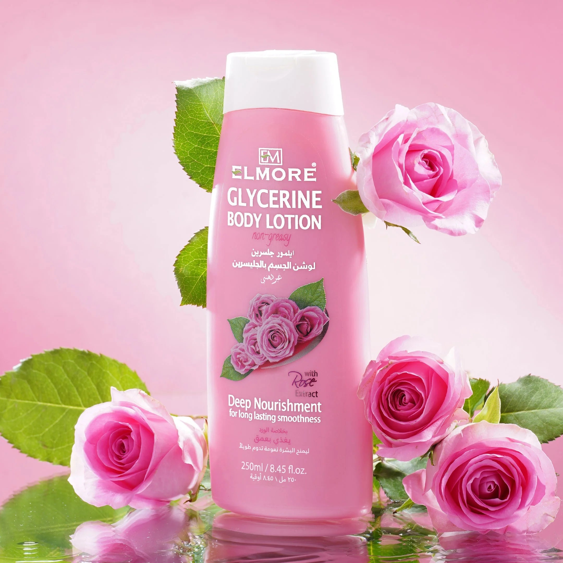 Elmore Glycerin Body Lotion With Rose Extract 250ml