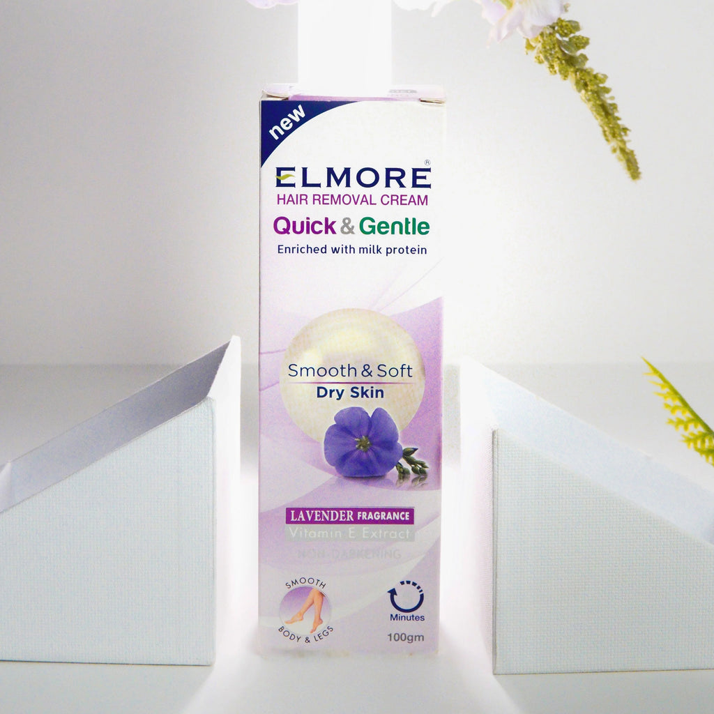 Elmore Hair Removal Cream Lavender Fragrance For Dry Skin